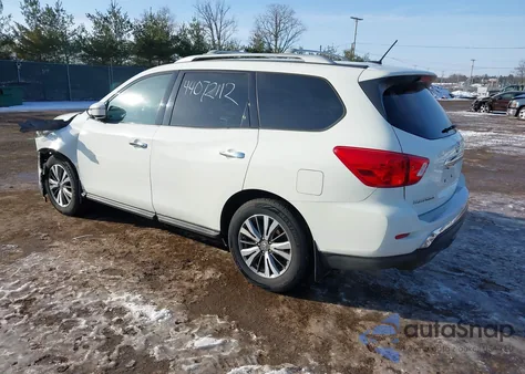 2017 Nissan Pathfinder S из США, поврежденный, VIN 5N1DR2MM0HC678141
